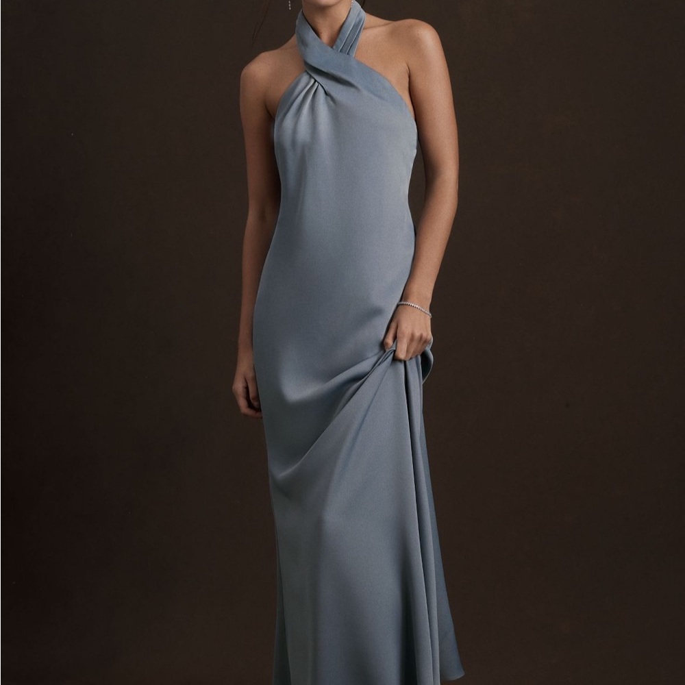 BHLDN Ruby Twist Halter Gown